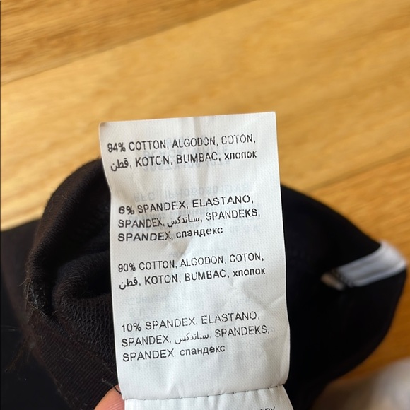 Black and White Ankle Cropped Pants with Tie Detail - Picture 6 of 6